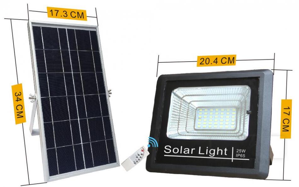 LED Solar Flood Lights 25W